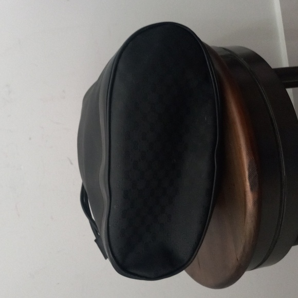 Authentic Vintage Gucci GG Monogram Micro Guccissima Web Drawstring Bucket Bag - Picture 6 of 9